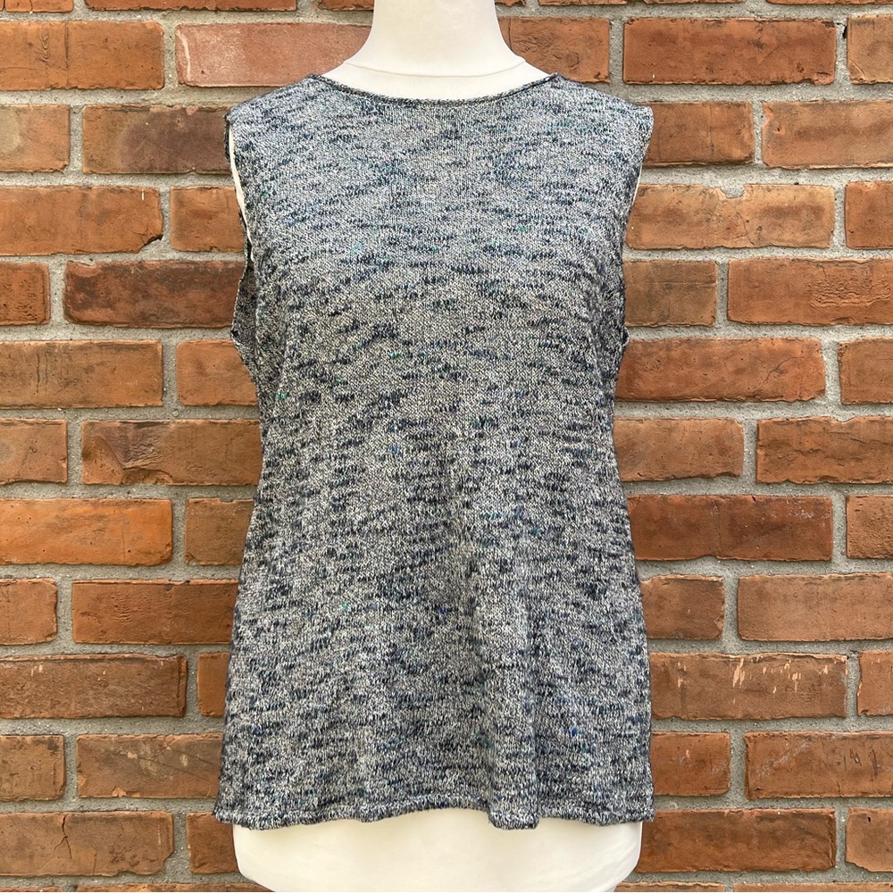 Eileen Fisher Open Back Knit Sleeveless Top